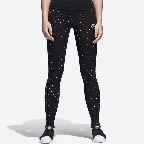 adidas polka dot leggings